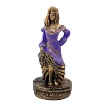 Escultura Maria Mulambo Roxa Vintage em Resina 10 cm Escultura Maria Mulambo Roxa Vintage em Resina 10 cm