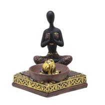 Escultura Meditação Namastê 7cm Espressione