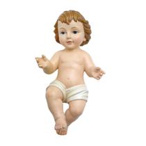 Escultura menino jesus em resina 5x14,5cm