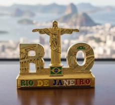 Escultura Metal Rio Cristo Redentor Lembrança Rio De Janeiro Escultura Metal Rio Cristo Redentor Lembrança Rio De Janeiro