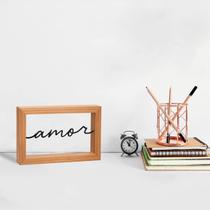 Escultura Moldura Amor Decoração de Mesa ou Prateleira Escultura Moldura Amor Decoração de Mesa ou Prateleira