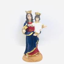 Escultura Nossa Senhora Auxiliadora 7 cm resina Escultura Nossa Senhora Auxiliadora 7 cm resina