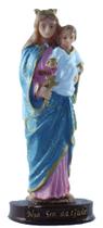 Escultura Nossa Senhora da Guia 14.5 cm resina