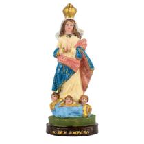 Escultura Nossa Senhora do Amparo 13 cm em Resina