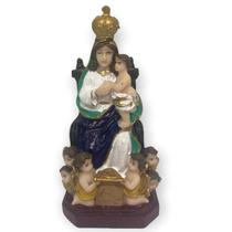 Escultura Nossa Senhora do Monte Serrat em Resina 13 cm - META ATACADO