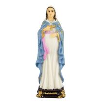 Escultura Nossa Senhora Grávida 15 cm em Resina