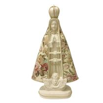 Escultura nossa sra aparecida decoupada floras 40cm renoir