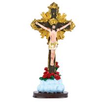 Escultura Nosso Senhor do Bomfim bom Jesus 32 cm resina Escultura Nosso Senhor do Bomfim bom Jesus 32 cm resina