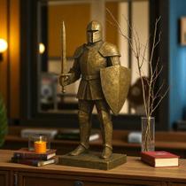 Escultura "O Ultimo Cavaleiro " - Figura representa Cavaleiro medieval