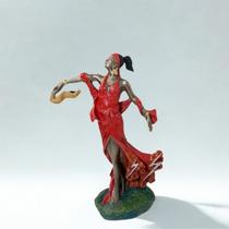 Escultura Orixá Iansã Dança Dos Ventos 21 Cm Resina