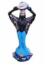 Escultura Orixá Iemanja 15 Cm Em Resina Umbanda Escultura Orixá Iemanja 15 Cm Em Resina Umbanda