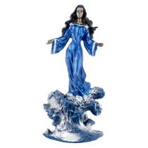 Escultura Orixá Iemanjá Rainha do Mar 27 cm em Resina Escultura Orixá Iemanjá Rainha do Mar 27 cm em Resina