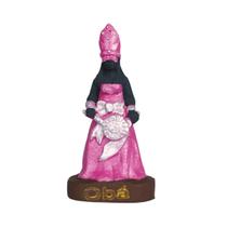 Escultura Orixá Obá Rosa 10cm - Arte em Resina