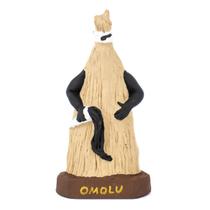 Escultura Orixá Omolu 10 cm Cor Palha em Resina Escultura Orixá Omolu 10 cm Cor Palha em Resina