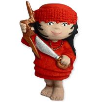 Escultura Orixás Iansã Coleção Baby Criança 10Cm Resina Escultura Orixás Iansã Coleção Baby Criança 10Cm Resina