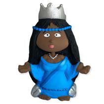 Escultura Orixas Iemanjá coleção baby moreninho Criança 10 cm resina