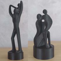 Escultura Pai e Filho + Escultura Mãe e Filho