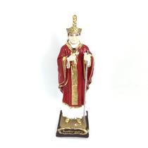Escultura Papa João Paulo II 16 cm resina