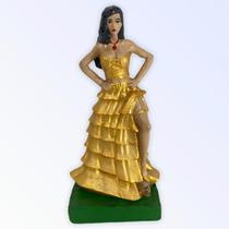 Escultura Pomba Gira do Ouro 15 cm em Resina - Lua Mística - 100% Original - Loja Oficial