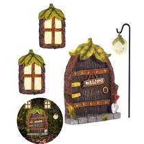 Escultura Porta de Fada Jauay com Brilho no Escuro para Decoração de Jardim Escultura Porta de Fada Jauay com Brilho no Escuro para Decoração de Jardim