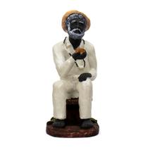Escultura Preto Velho Umbanda 15 cm em Resina Escultura Preto Velho Umbanda 15 cm em Resina