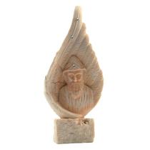Escultura religiosa de resina com suporte de vela - Wester