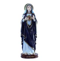 Escultura Sagrado Coração de Maria 31 cm em resina - Lua Mística - 100% Original - Loja Oficial