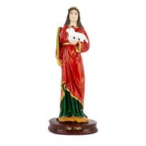Escultura Santa Inês 14,50 cm em Resina