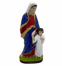 Escultura Santa Maria Passa na Frente 29 cm resina Escultura Santa Maria Passa na Frente 29 cm resina
