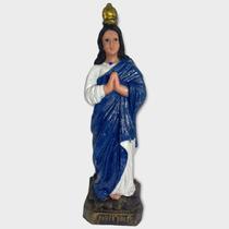 Escultura Santa Sara Azul em Resina 20 cm
