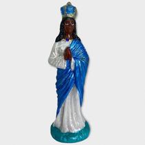 Escultura Santa Sara Manto Azul em Resina 15 cm - META ATACADO