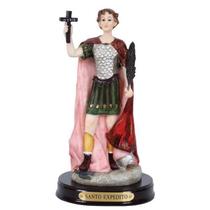 Escultura Santo Expedito 21Cm Com Luz Escultura Santo Expedito 21Cm Com Luz