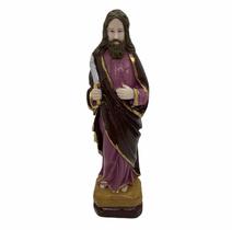 Escultura São Bartolomeu 20 cm resina