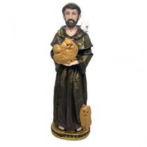 Escultura São Francisco Protetor seu Pet 30 cm resina Escultura São Francisco Protetor seu Pet 30 cm resina