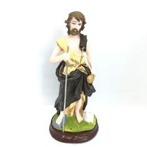 Escultura São João Batista 14,5 cm resina