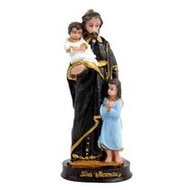 Escultura São Vicente de Paulo 14 cm em Resina Escultura São Vicente de Paulo 14 cm em Resina