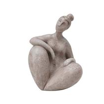 Escultura Schermo em resina 24,3cm cinza -L Hermitage Escultura Schermo em resina 24,3cm cinza -L Hermitage