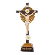 Escultura Senhor Bom Jesus dos Remédios 15 cm Resina