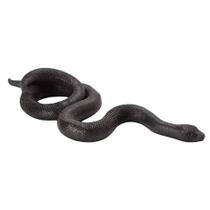 Escultura Serpente preta 40 cm - MART