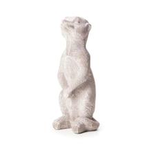 Escultura suricato 30cm em cimento mart