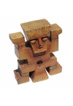 Escultura Totem Inca Estatua Decorativa Totem Em Resina