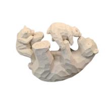 Escultura ursos em polirresina