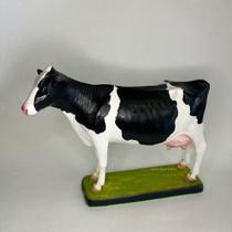 Escultura Vaca Holandesa De Resina