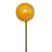 Escultura Vickerman 7,6 cm x 46 cm Gold Pearl Ball Stick