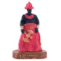 Escultura Xango Vermelho 10 cm resina