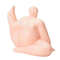 Escultura yoga em cerâmica 20,5 x 33 x 12 cm - MART