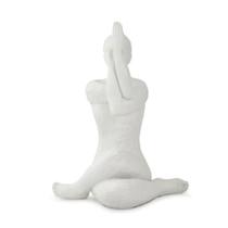 Escultura Yoga Posição De Torção 18521 30X24X19Cm Mart