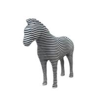 Escultura zebra em polirresina