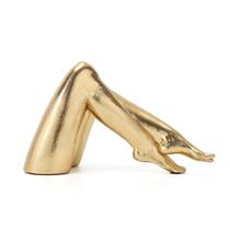 Escultura Zonsuli Golden Legs, resina elegante, decoração de casa Escultura Zonsuli Golden Legs, resina elegante, decoração de casa