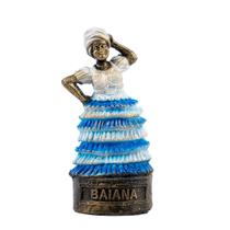 Esculturas Baianas 10cm Dourada Envelhecida Vintage
